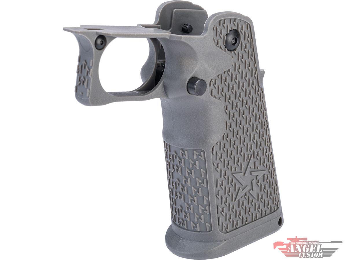 Angel Custom CNC G2 Polymer Pistol Grip for TM Hi-Capa Gas Blowback Pistols (Color: Gray)