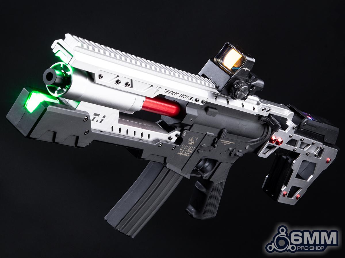 6mmProShop Stryker Electromagnetic Cannon w/ Colt Licensed Sportsline M4 Airsoft AEG Rifle (Color: Combat Grey)