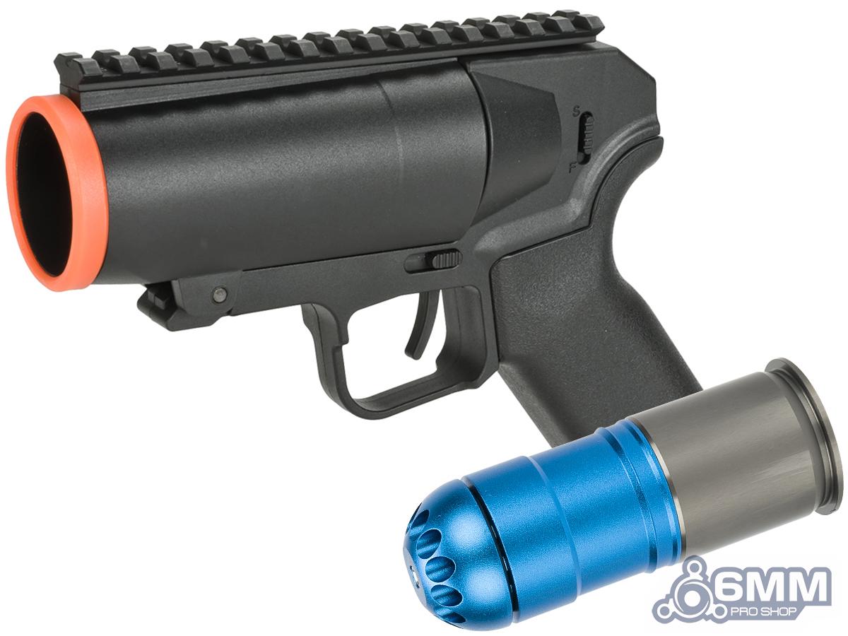 6mmProShop Airsoft Pocket Cannon Grenade Launcher Pistol (Package: Launcher + Evike.com 168rd Shell)