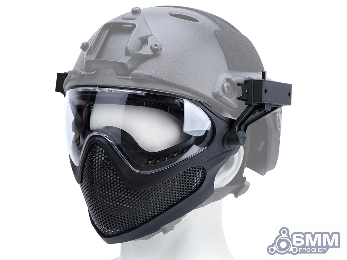 Airsoft Full Face Mask Metal Mesh Goggles Protection 