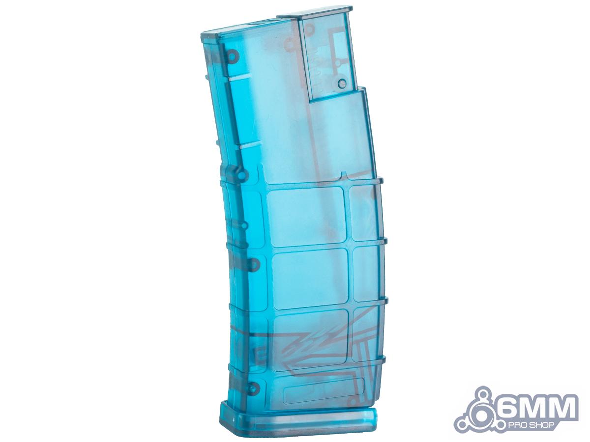 6mmProShop 500 Round Rifle Mag Size Airsoft Universal BB Speed Loader (Color: Blue)