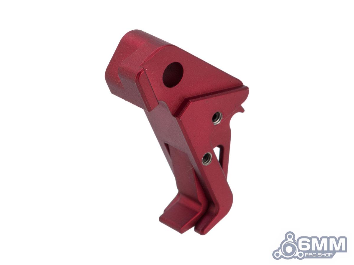 6mmProShop CNC Dynamic Trigger 1.0 for Elite Force / UMAREX GLOCK Airsoft Gas Blowback Pistols (Color: Red)