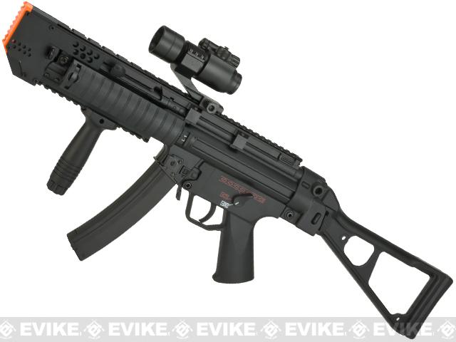 6mmProShop Custom Airsoft AEG Sub-Machine Gun (Model: Swordfish-A5 - Optic + Mag Package)