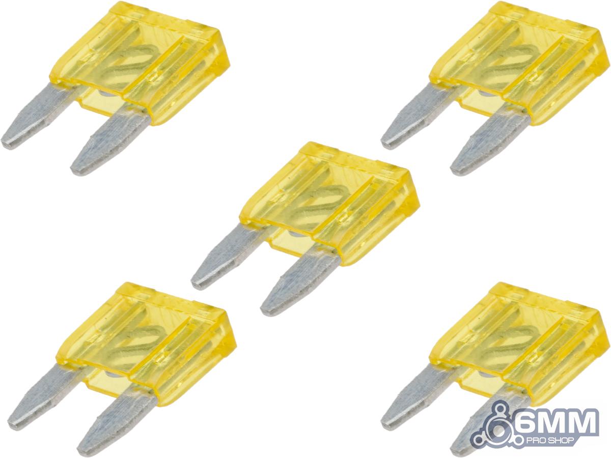 6mmProShop Fuse for Airsoft AEG Rifles (Type: 20A / Mini / Pack of 5)