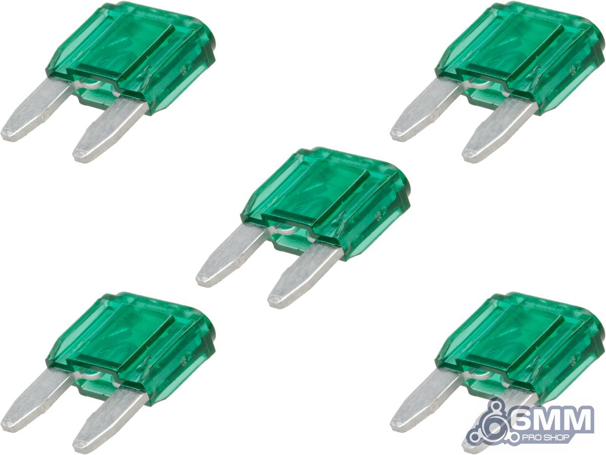 6mmProShop Fuse for Airsoft AEG Rifles (Type: 30A / Mini / Pack of 5)