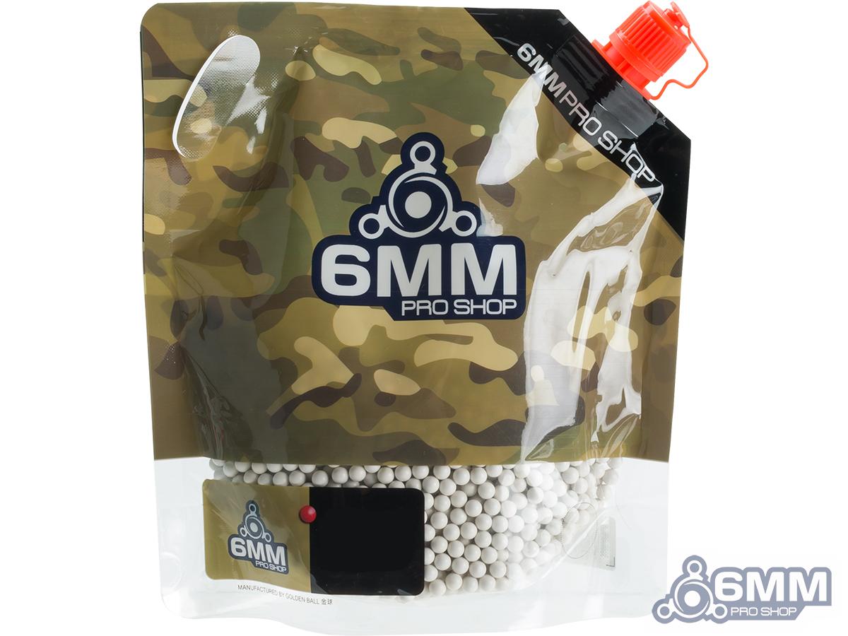 6mmProShop Pro-Series Bagged 6mm Premium High Grade Precision Airsoft BBs (Weight: .25g / 3000rd / White)