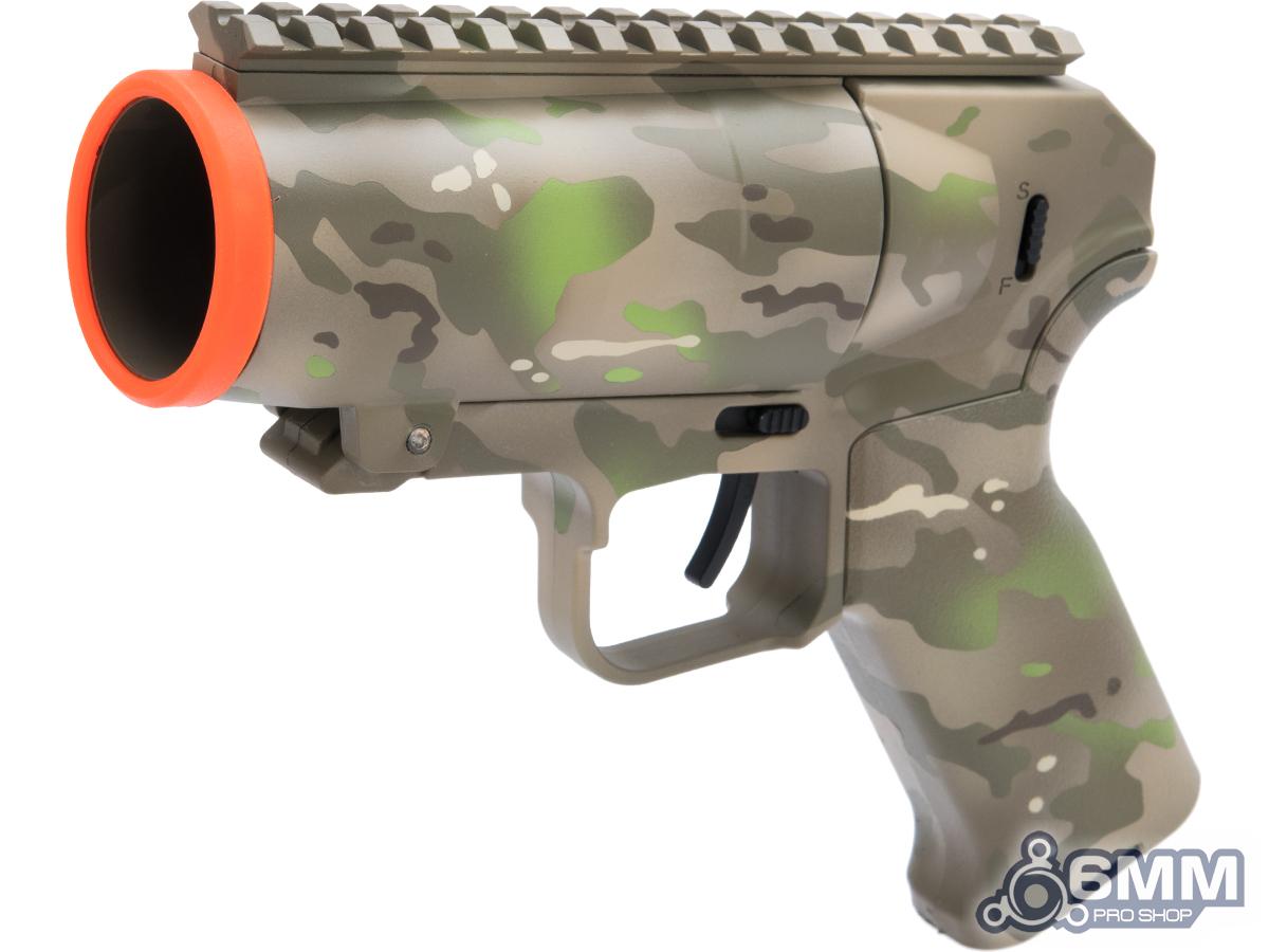 6mmProShop Airsoft Pocket Cannon Grenade Launcher Pistol w/ Custom Cerakote  (Color: 7 Color Multicam), Airsoft Guns, Grenade Launchers -   Airsoft Superstore