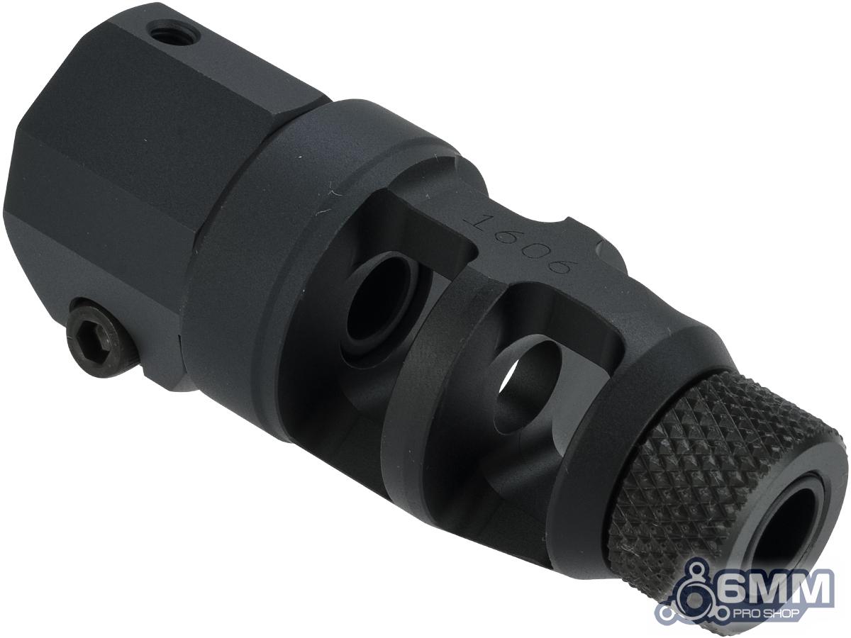6mmProShop L115A3 Muzzle Device for Airsoft Sniper Rifles (Model: ARES AW338 / Tactical Type)