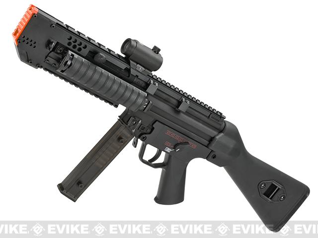 6mmProShop Custom Airsoft AEG Sub-Machine Gun (Model: Swordfish-A4 / 350 FPS / Optic + Mag Package)