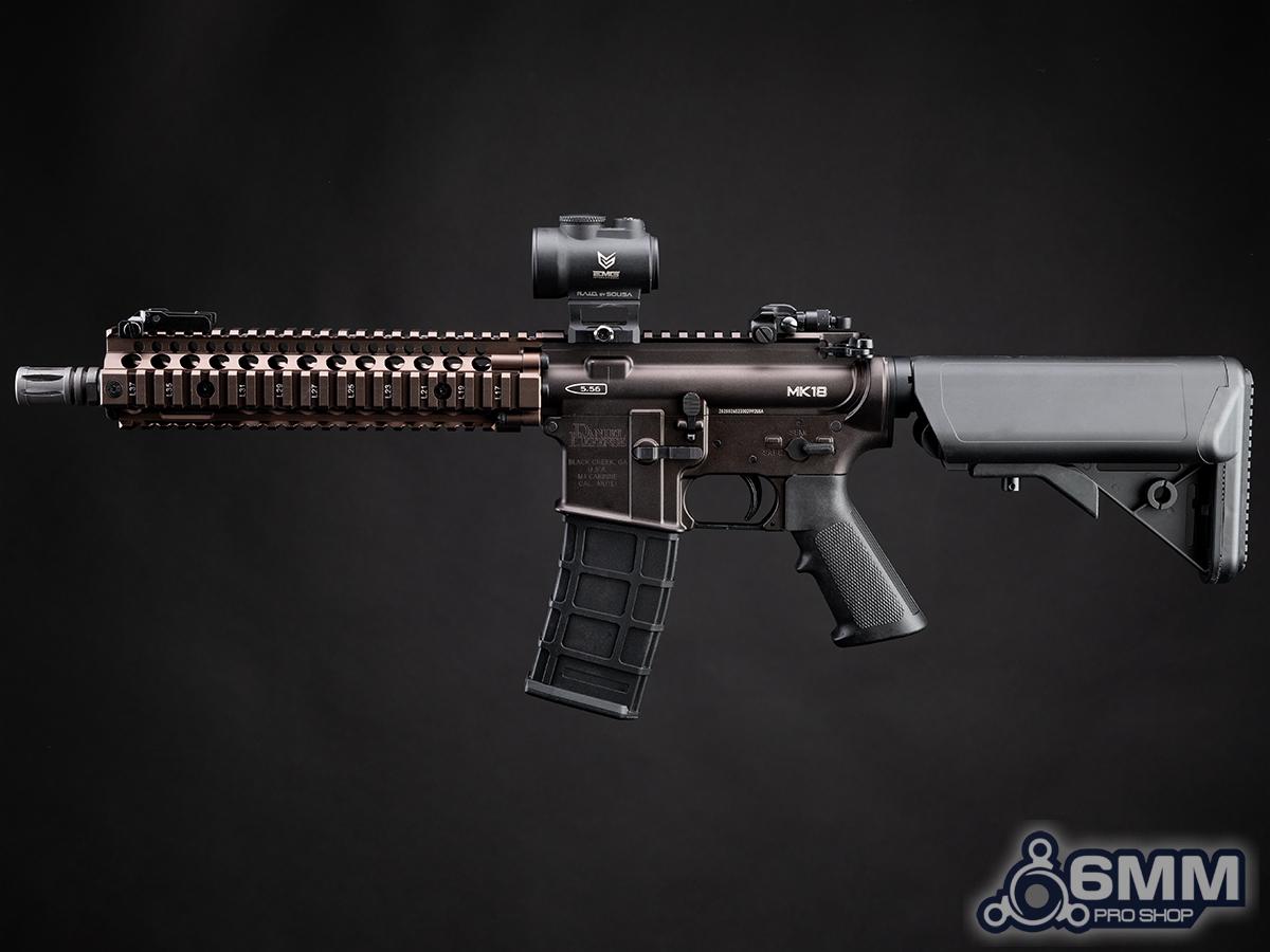 6mmProShop Daniel Defense Licensed MK18 Gas Blowback Airsoft Rifle