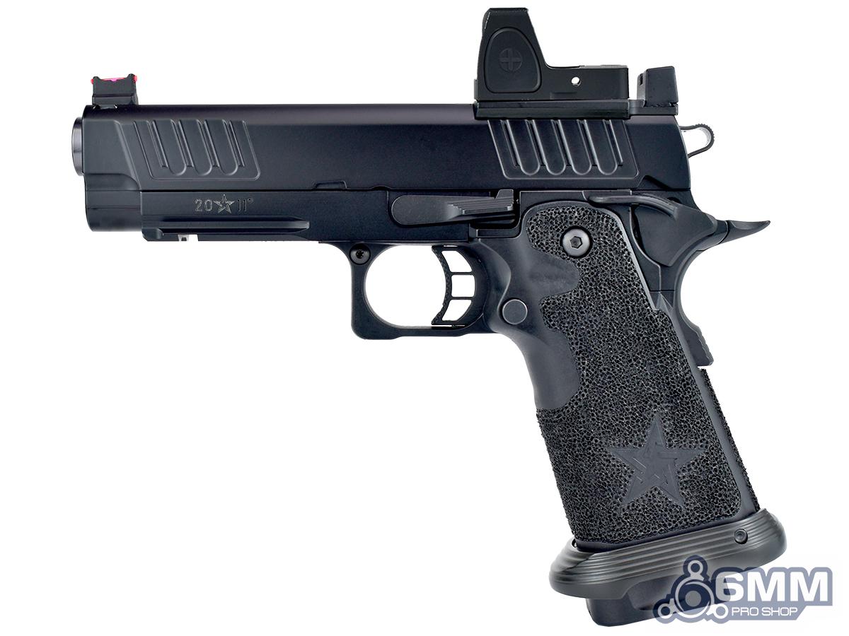 6mmProShop Staccato Licensed P 2011 Gas Blowback T8 Airsoft Pistol (Model: Green Gas)