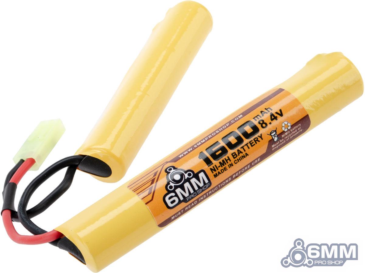 6mmProShop High Output NiMh Small Type Battery (Model: 8.4v 1600mAh Butterfly / Tamiya)