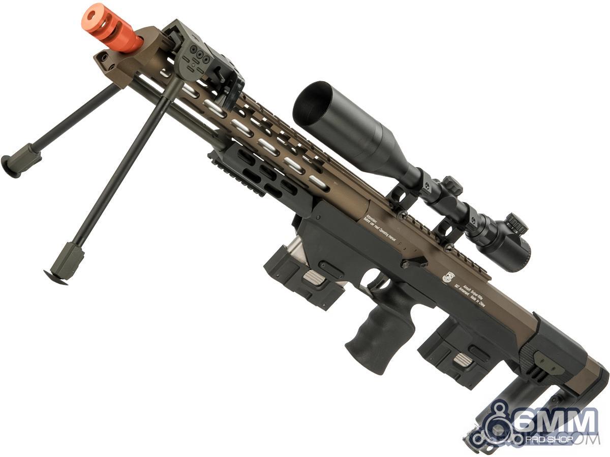 6mmProShop Spring Bolt Action Full Metal DSR-1 Advanced Bullpup Sniper Rifle (Color: Dark Earth)