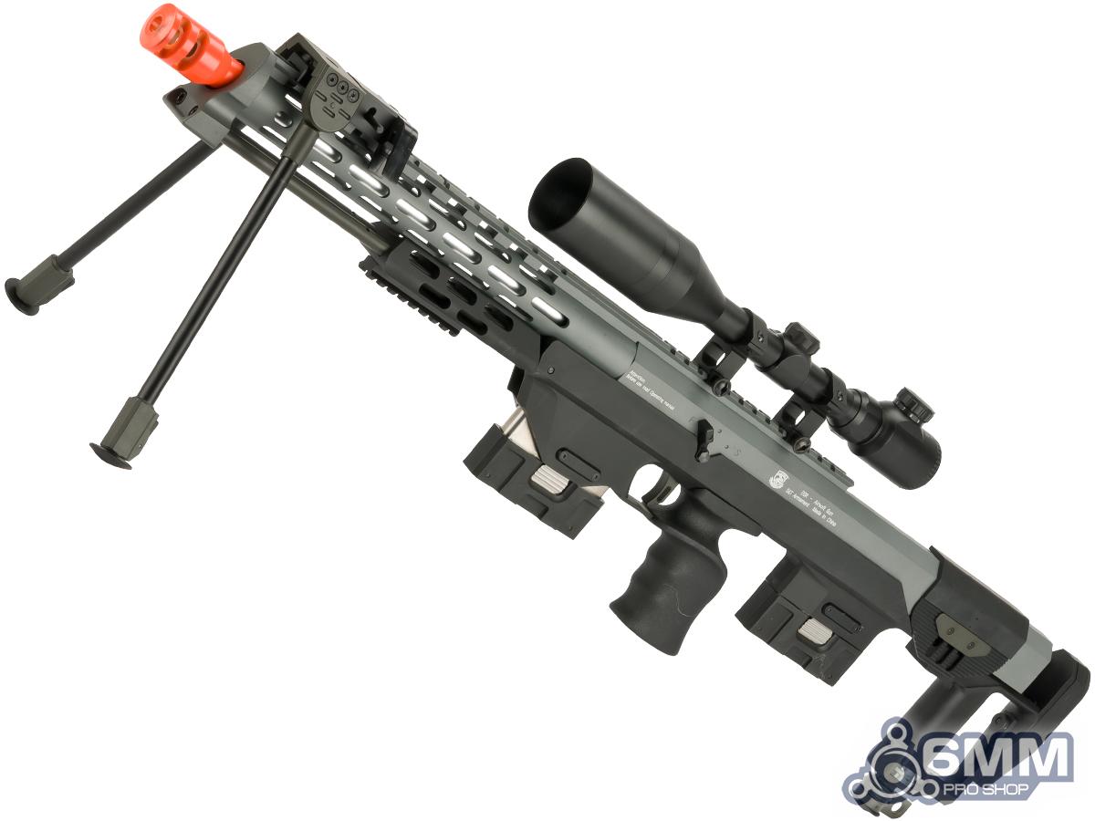 6mmProShop Gas Powered Full Metal DSR-1 Advanced Bullpup Sniper Rifle (Color: Grey)