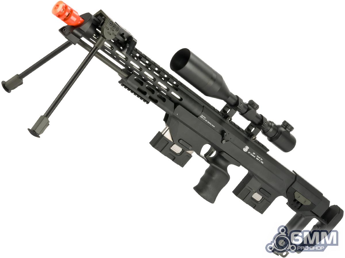 6mmProShop Gas Powered Full Metal DSR-1 Advanced Bullpup Sniper Rifle (Color: Black)