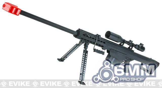 Snow Wolf 33 Barrel Sw99 02a Airsoft Sniper Rifle Aeg M99 With 3 9x50 Scope Bipod Package