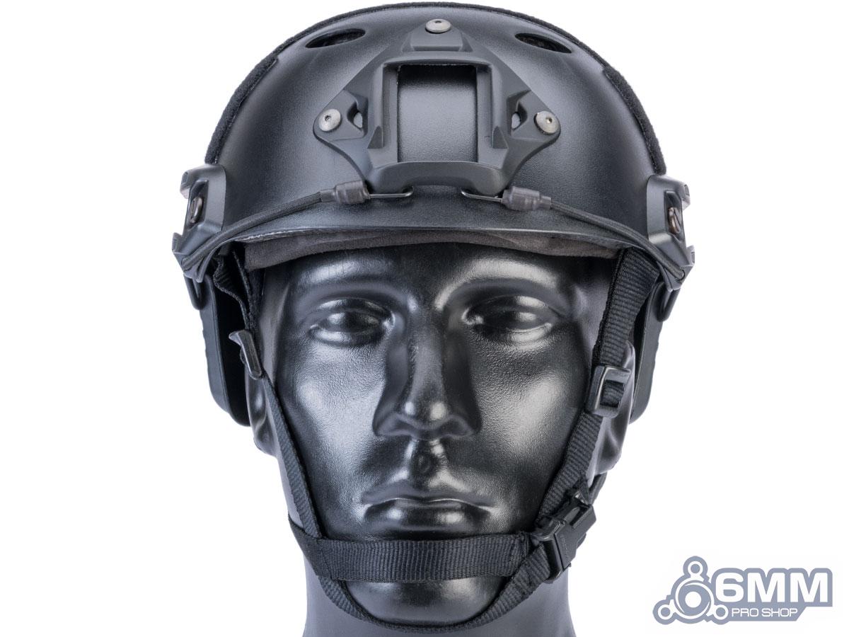 Advanced PJ Type Tactical Airsoft Bump Helmet (Color Black