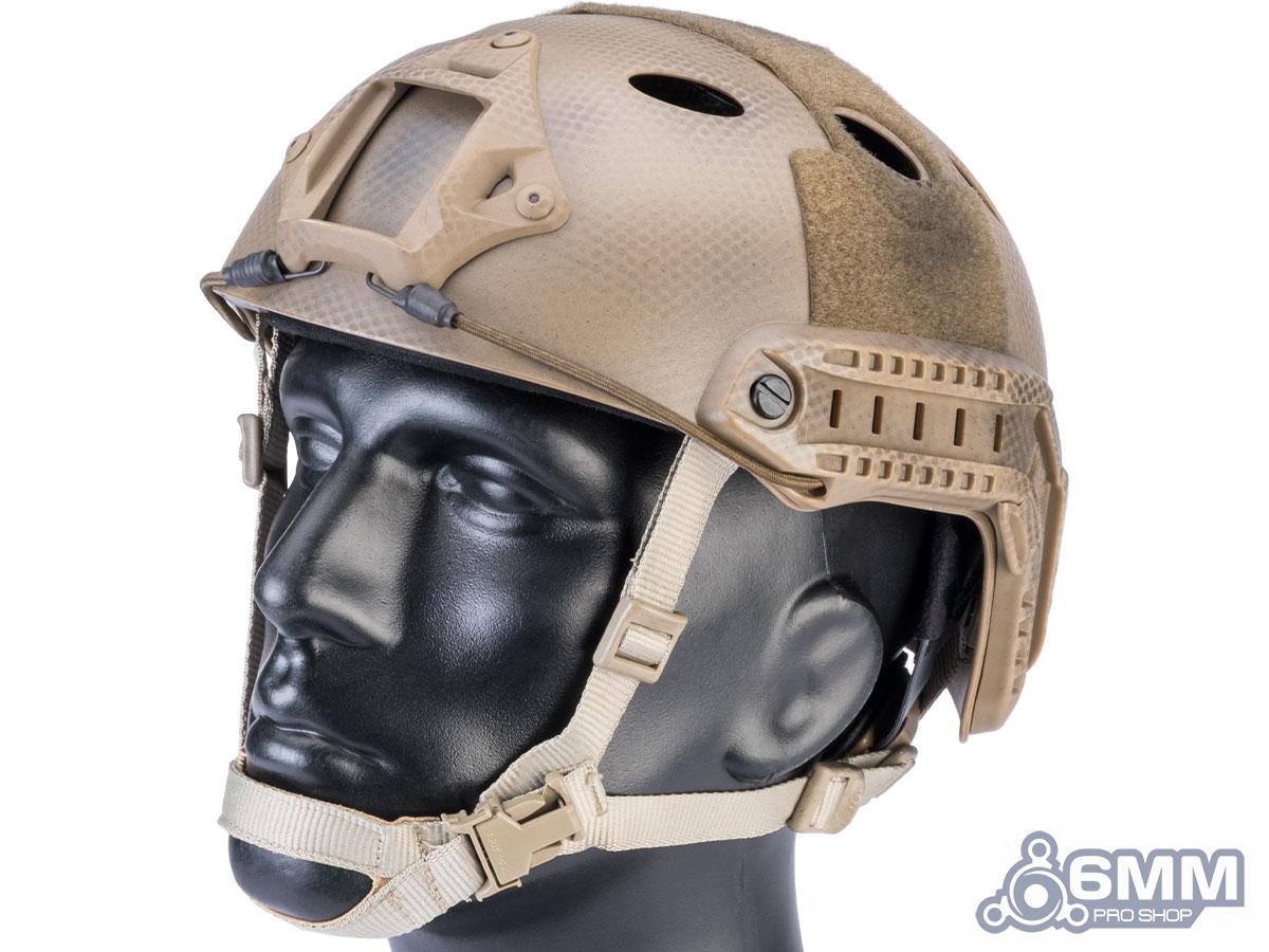 6mmProShop Advanced PJ Type Tactical Airsoft Bump Helmet (Color: Tan Navy Seal / Medium - Large)