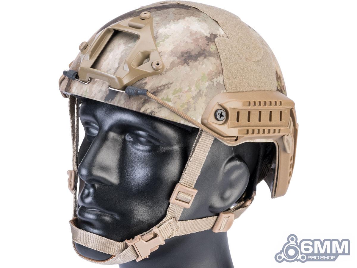 6mmProShop Advanced High Cut Ballistic Type Tactical Airsoft Bump Helmet (Color: A-TACS AU / Large - Extra Large)