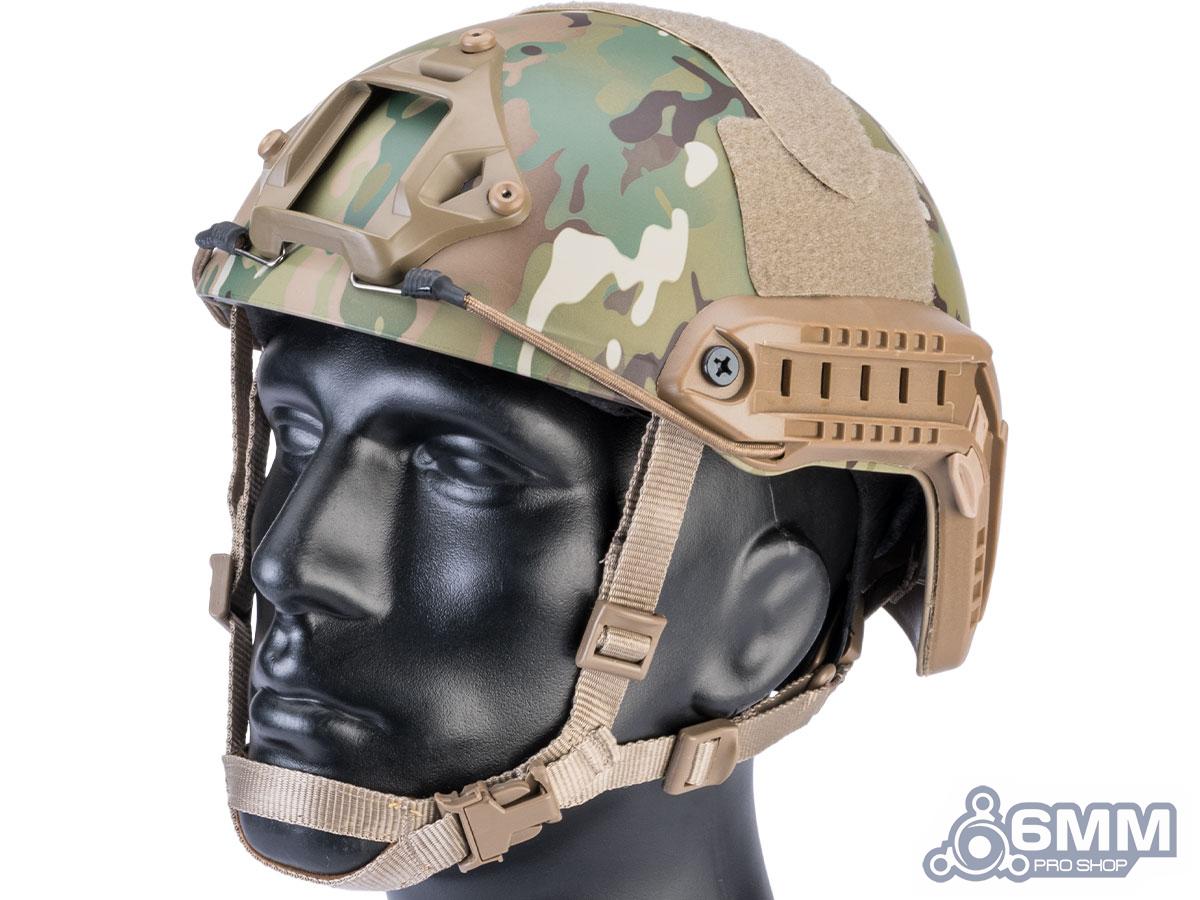 6mmProShop Advanced High Cut Ballistic Type Tactical Airsoft Bump Helmet (Color: Multicam / Large - Extra Large)