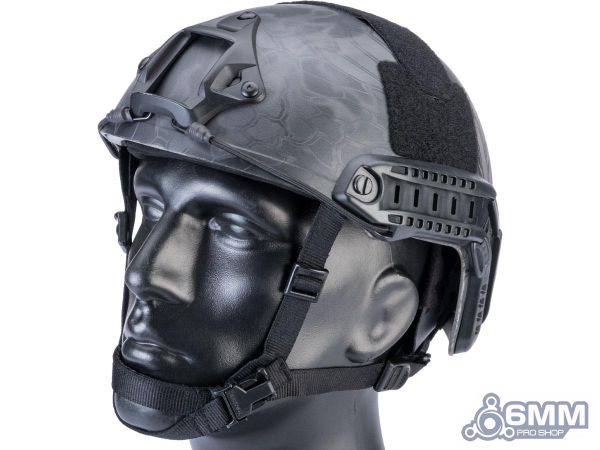 6mmProShop Advanced High Cut Ballistic Type Tactical Airsoft Bump Helmet (Color: Kryptek Typhon / Large - Extra Large)