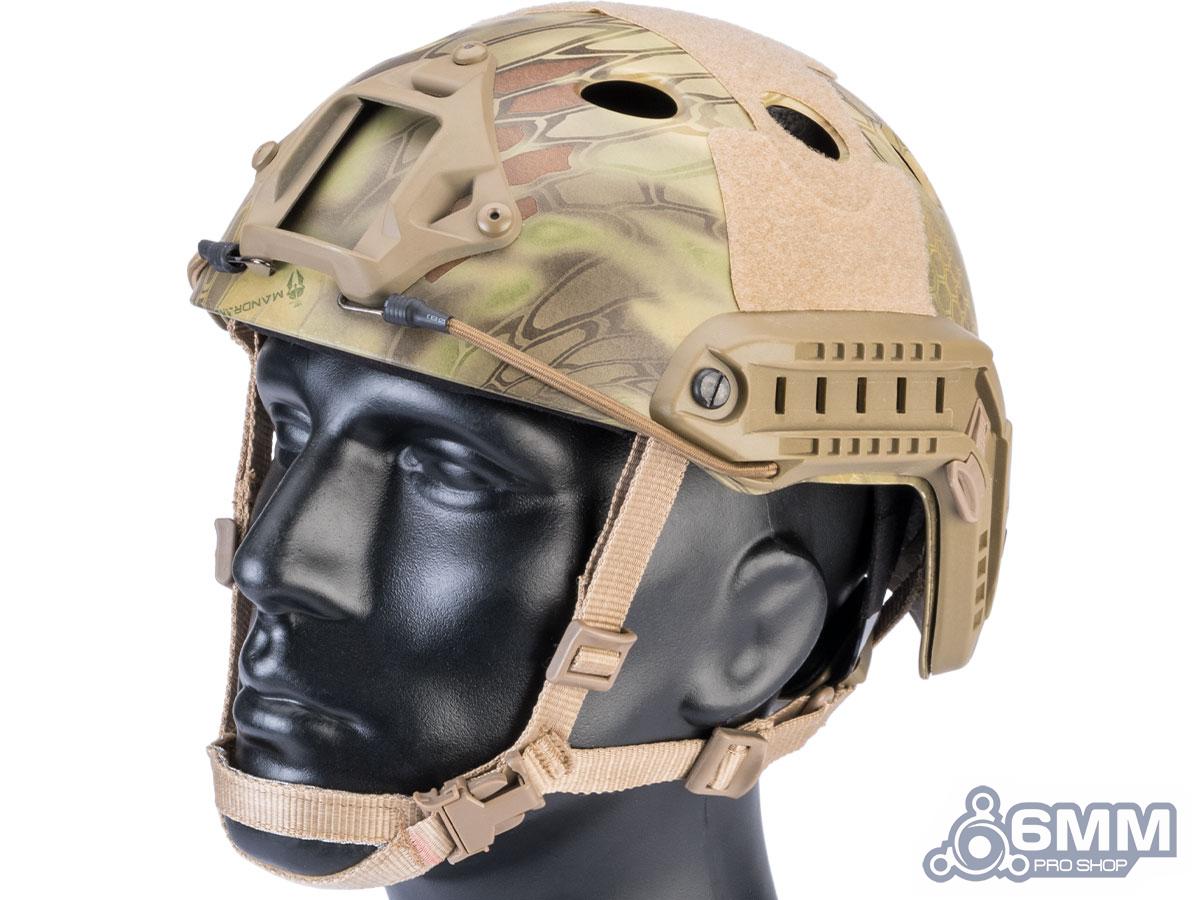 6mmProShop Advanced PJ Type Tactical Airsoft Bump Helmet (Color: Kryptek Mandrake / Medium - Large)