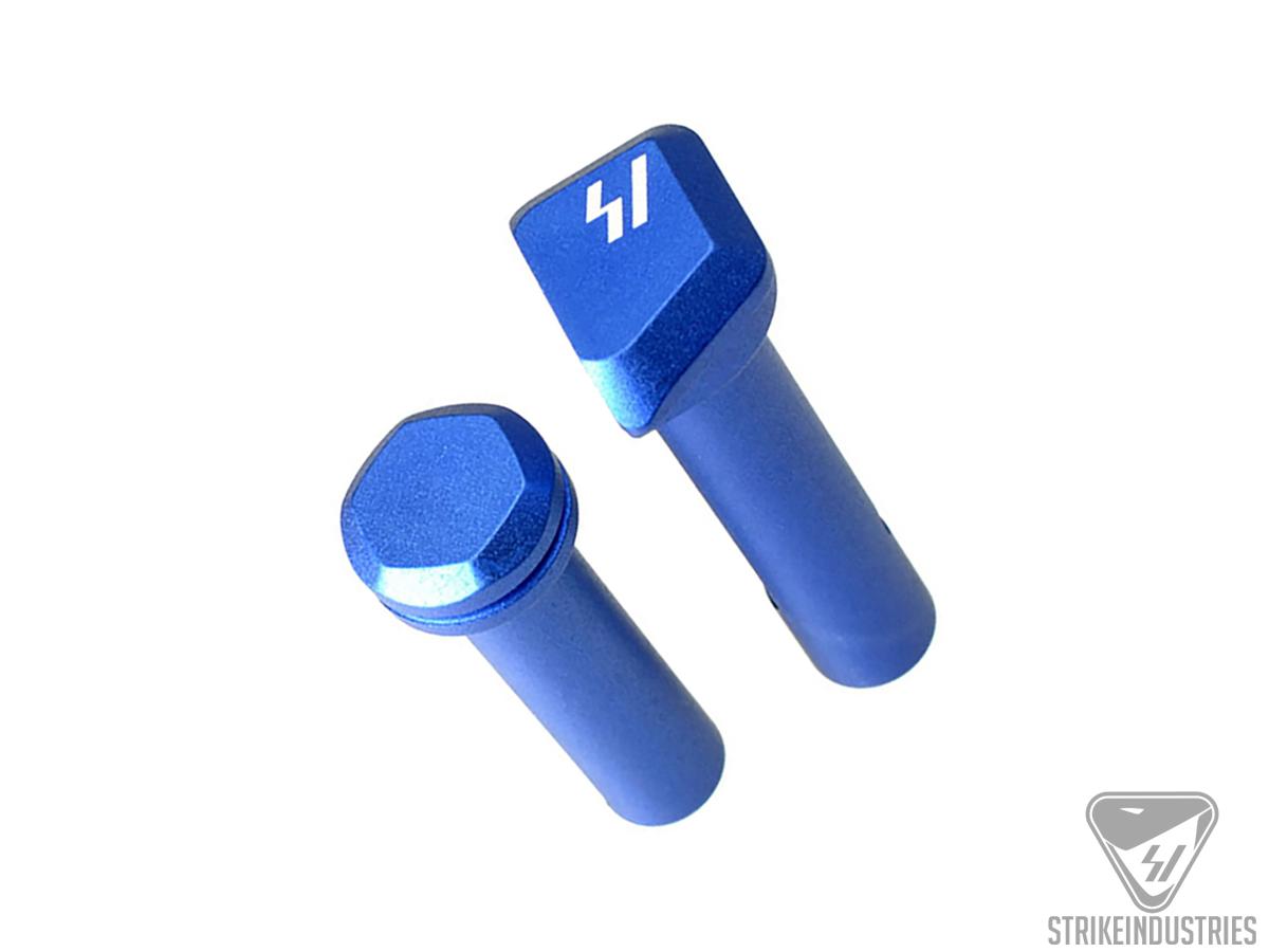 Strike Industries Ultra Light Pivot Takedown Pins (Color: Blue)