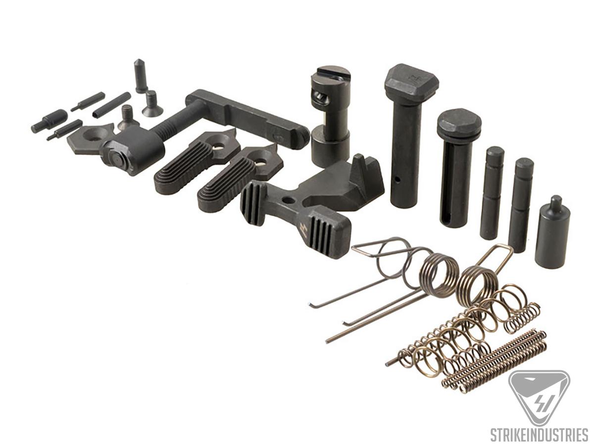 Strike Industries AR Enhanced Lower Receiver Parts Kit (Type: Without Trigger Hammer Disconnector)