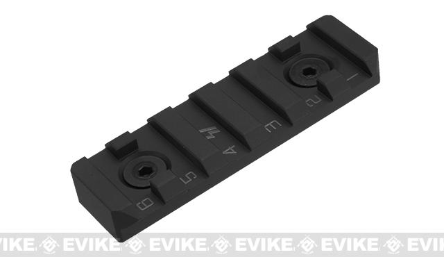 Strike Industries Link 6 Slot Standard Rail Section for Keymod and M-Lok Rail Systems (Color: Black)