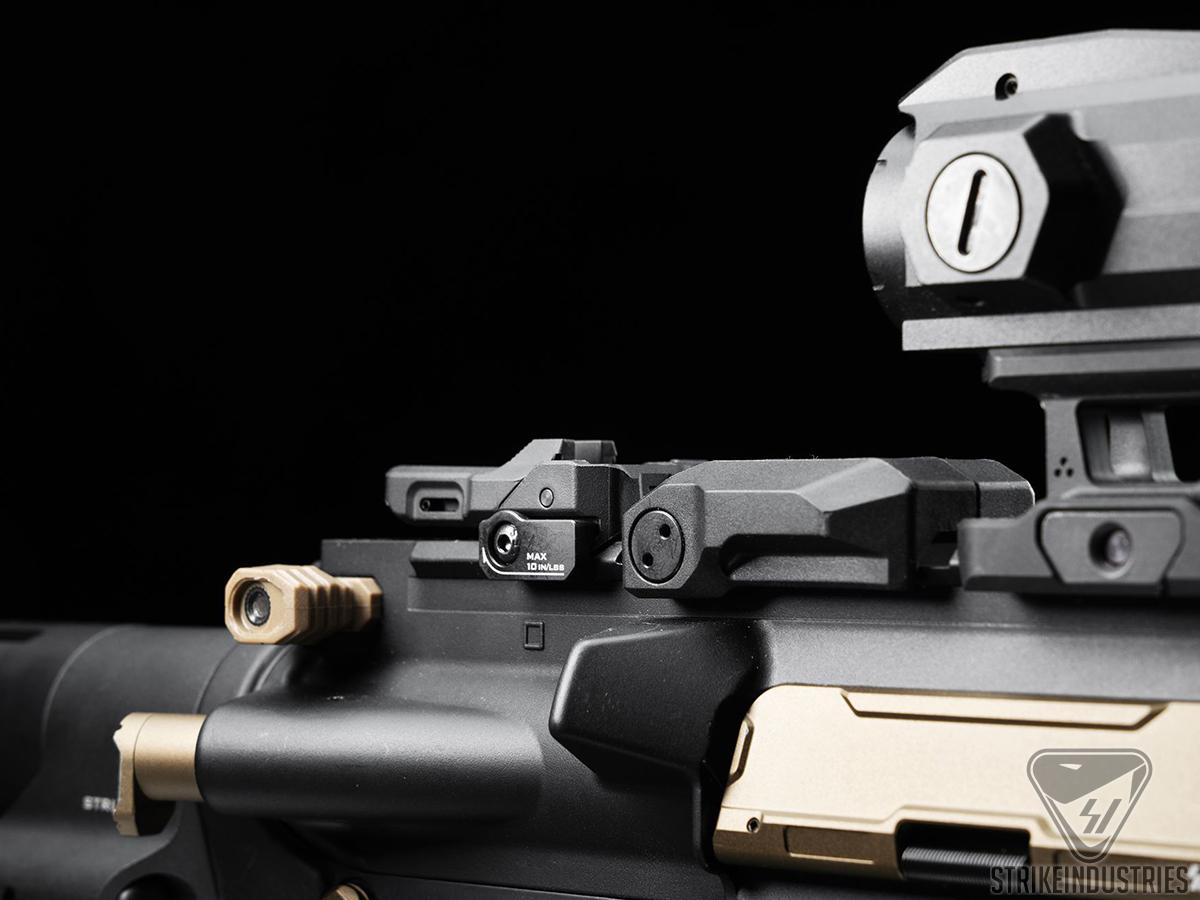 Strike Industries PolyFlex Backup Front and Rear Airsoft Sights