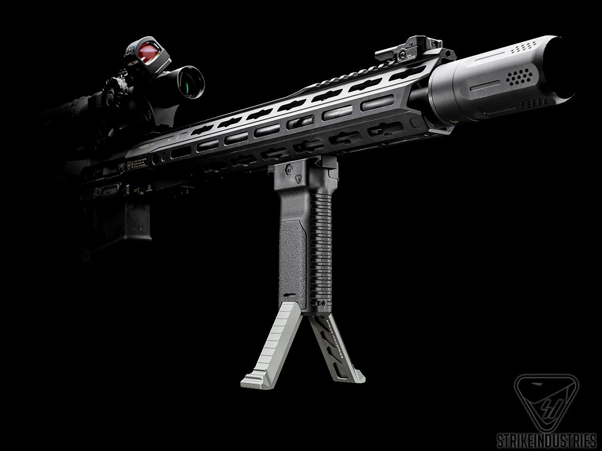 Strike Industries Vertical Bipod Grip w/ Aluminum Legs (Color