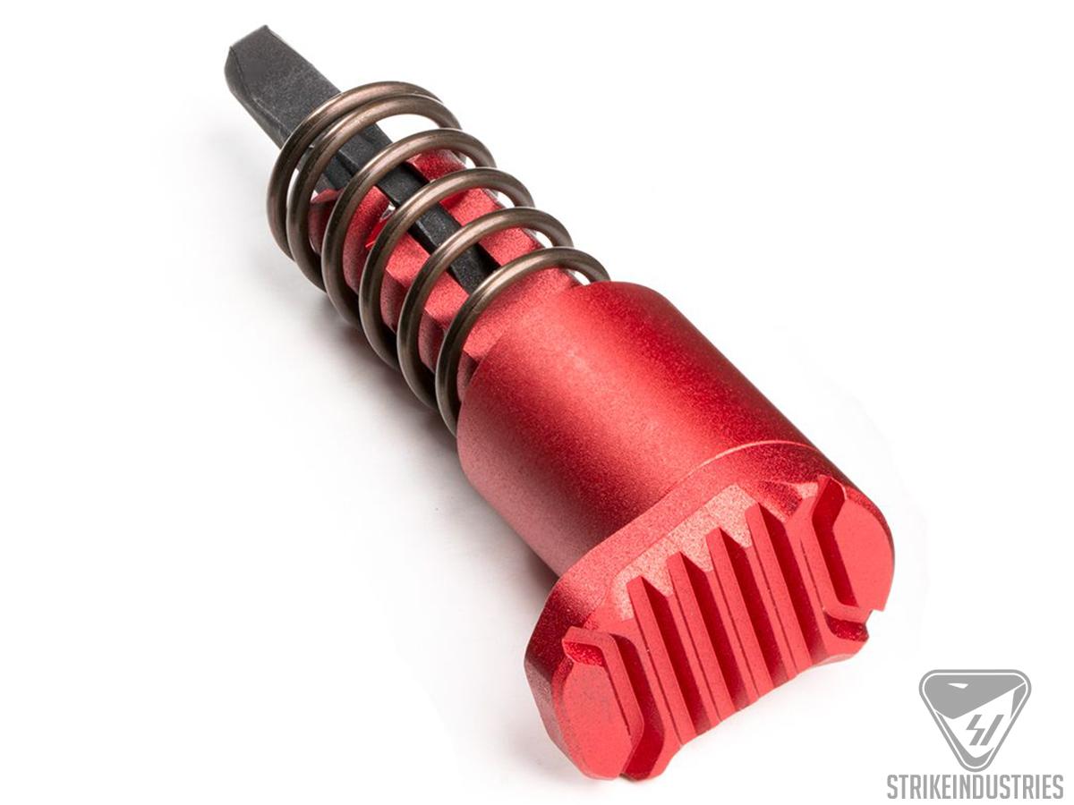 Strike Industries Extended Lightweight Forward Assist (Color Red), Accessories & Parts, Real
