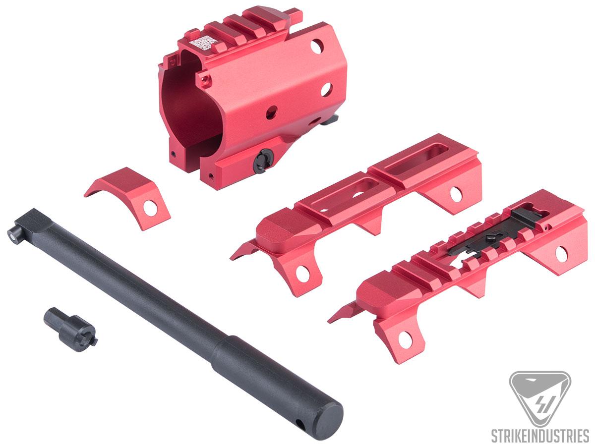 Strike Industries Sight & Rail Attachment Set for GRIDLOK AR-15 Handguards (Color: Red)