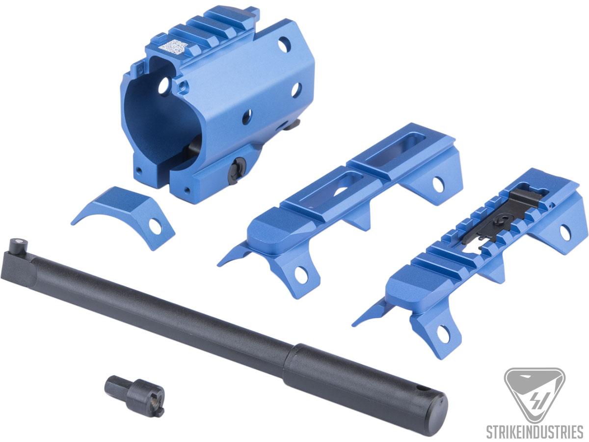 Strike Industries Sight & Rail Attachment Set for GRIDLOK AR-15 Handguards (Color: Blue)