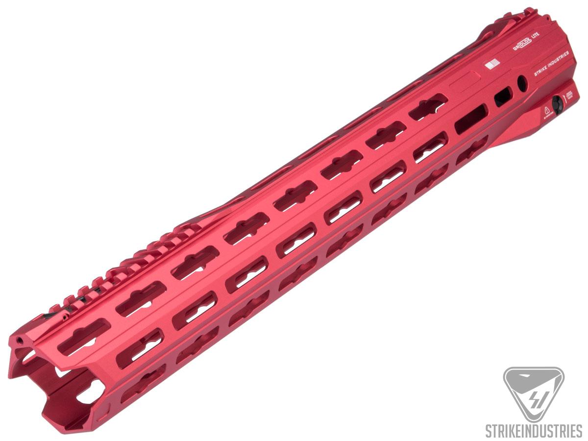 Strike Industries GRIDLOK® LITE Handguard for AR15 Rifles (Color: Red / 17)
