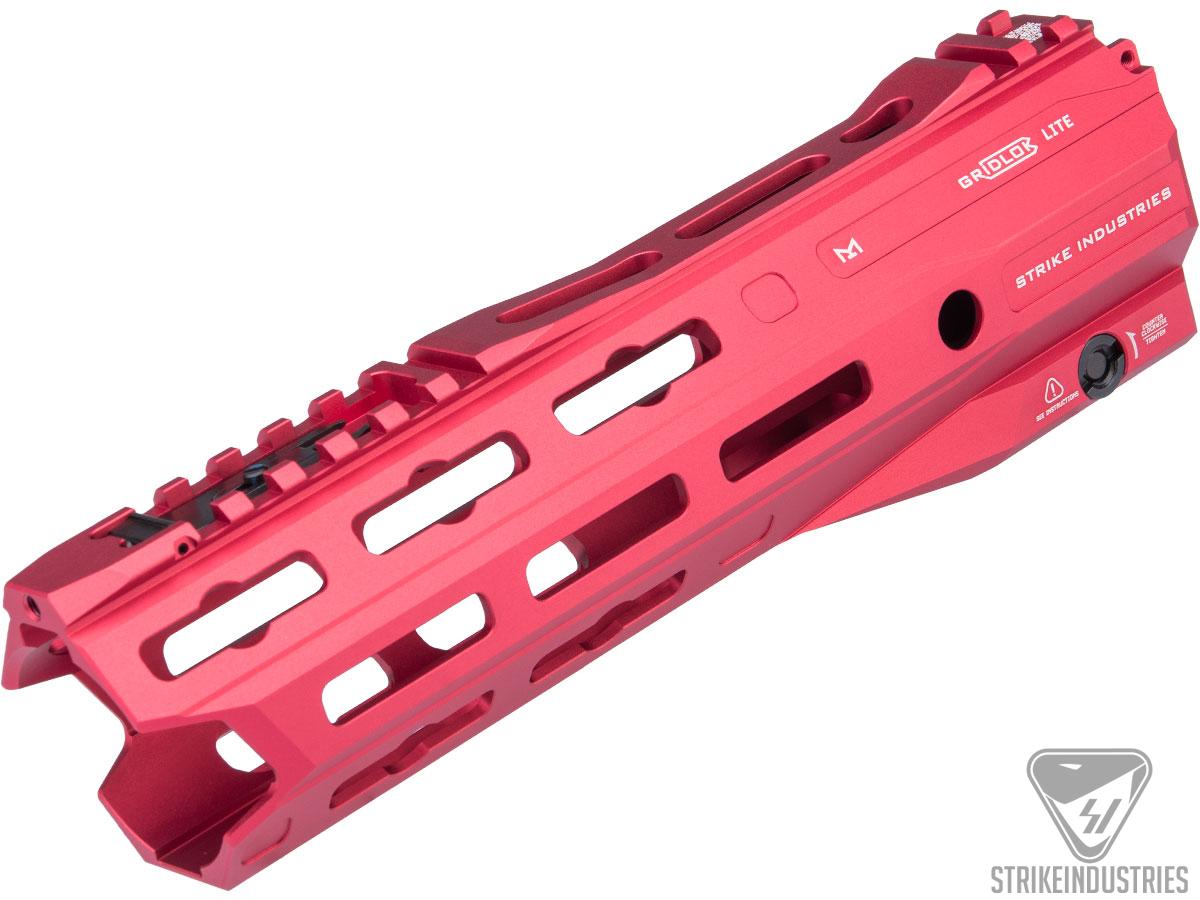 Strike Industries GRIDLOK® LITE Handguard for AR15 Rifles (Color: Red / 8.5)