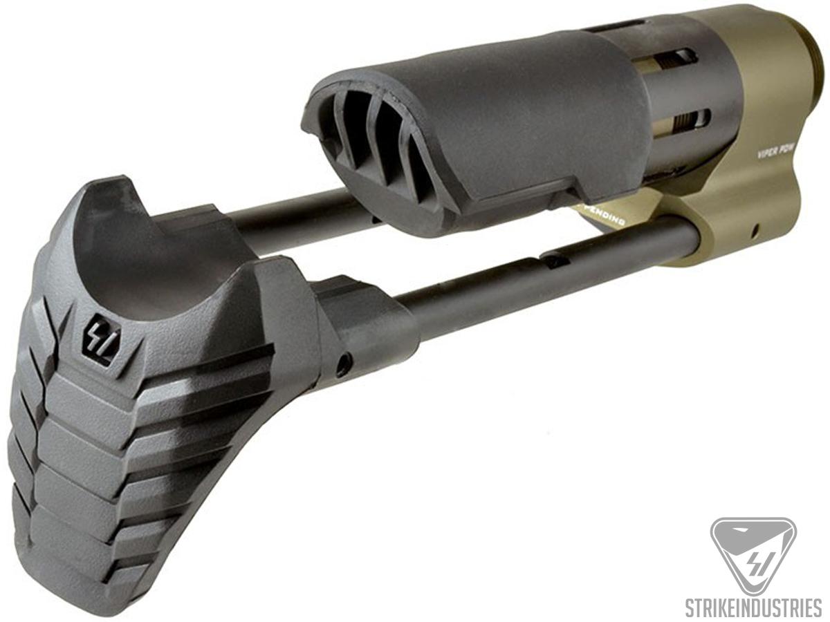 Strike Industries Rapid Deployment PDW Stock for AR15 Rifles (Color: Flat Dark Earth)