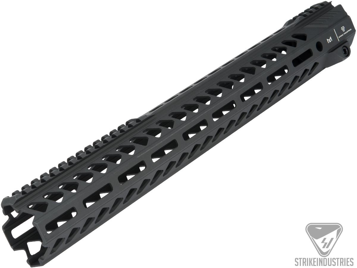 Strike Industries Strike Rail MLOK Free Float Aluminum Handguard for AR15 Rifles (Color: Black / 17)