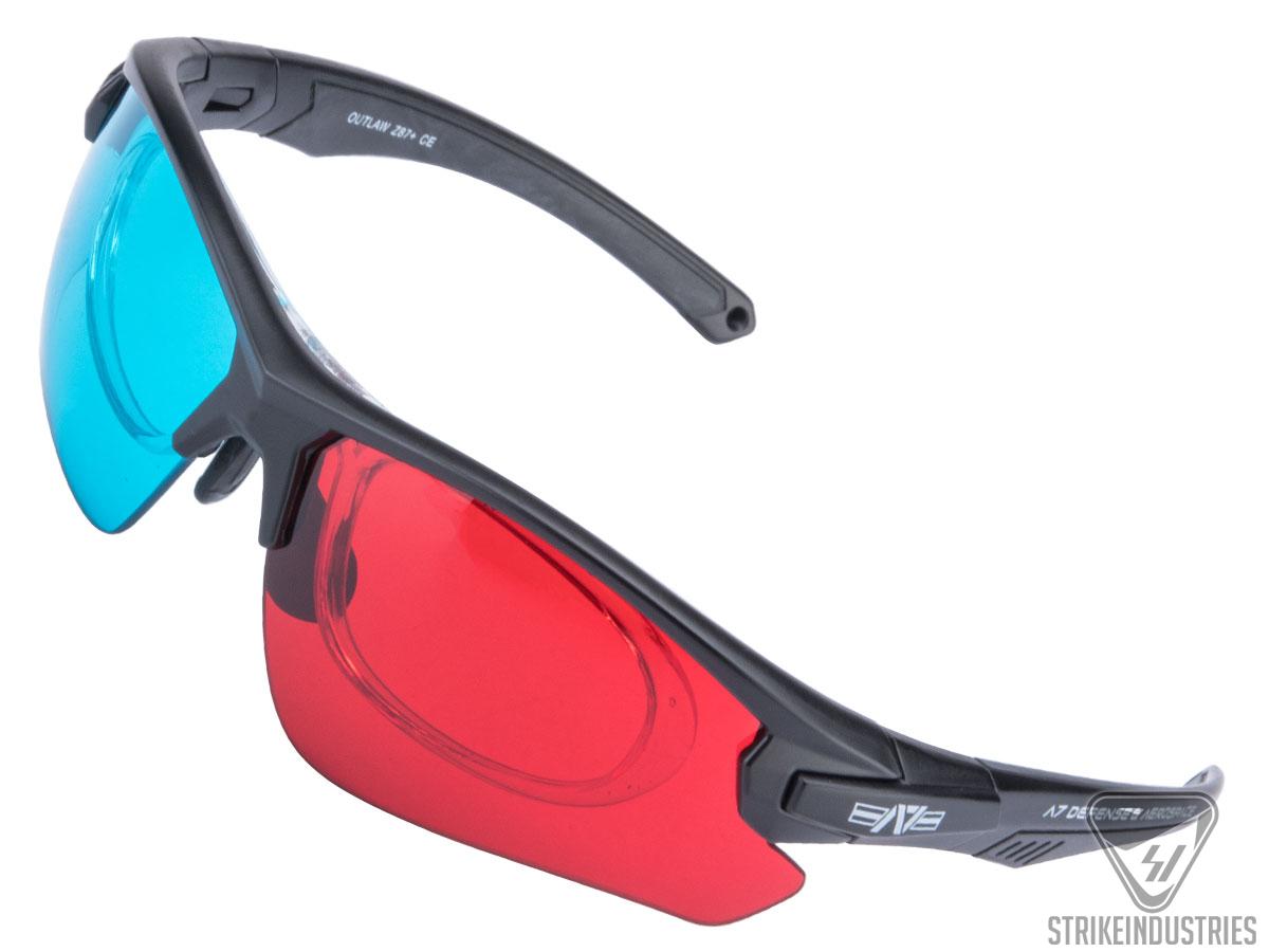 Strike Industries A7 Outlaw Eye Protection w/ Custom 3D Lenses