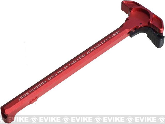 Strike Industries AR-15 Charging Handle (Model: Extended  Latch / Red)