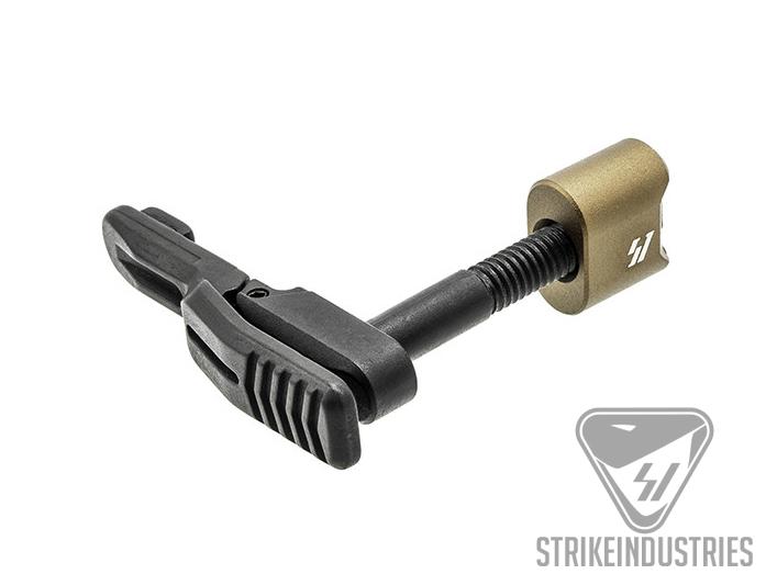 Strike Industries AMBI Magazine Catch for AR15 Style Rifles (Color Flat Dark Earth