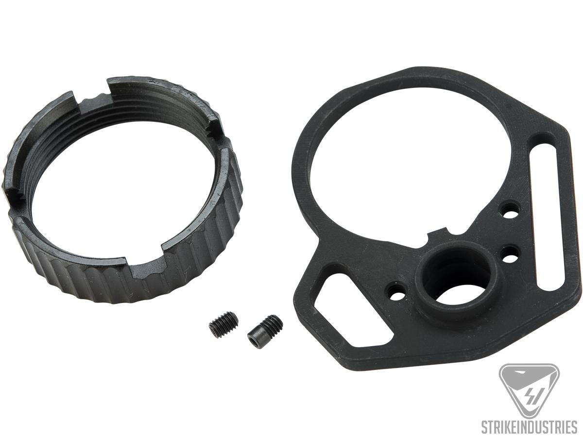 トイガン M4 AR15 LMT End Plate+Castle Nut M4 AR15 LMT End Plate+Castle Nut LMT Extension Tube Nut (Castle)