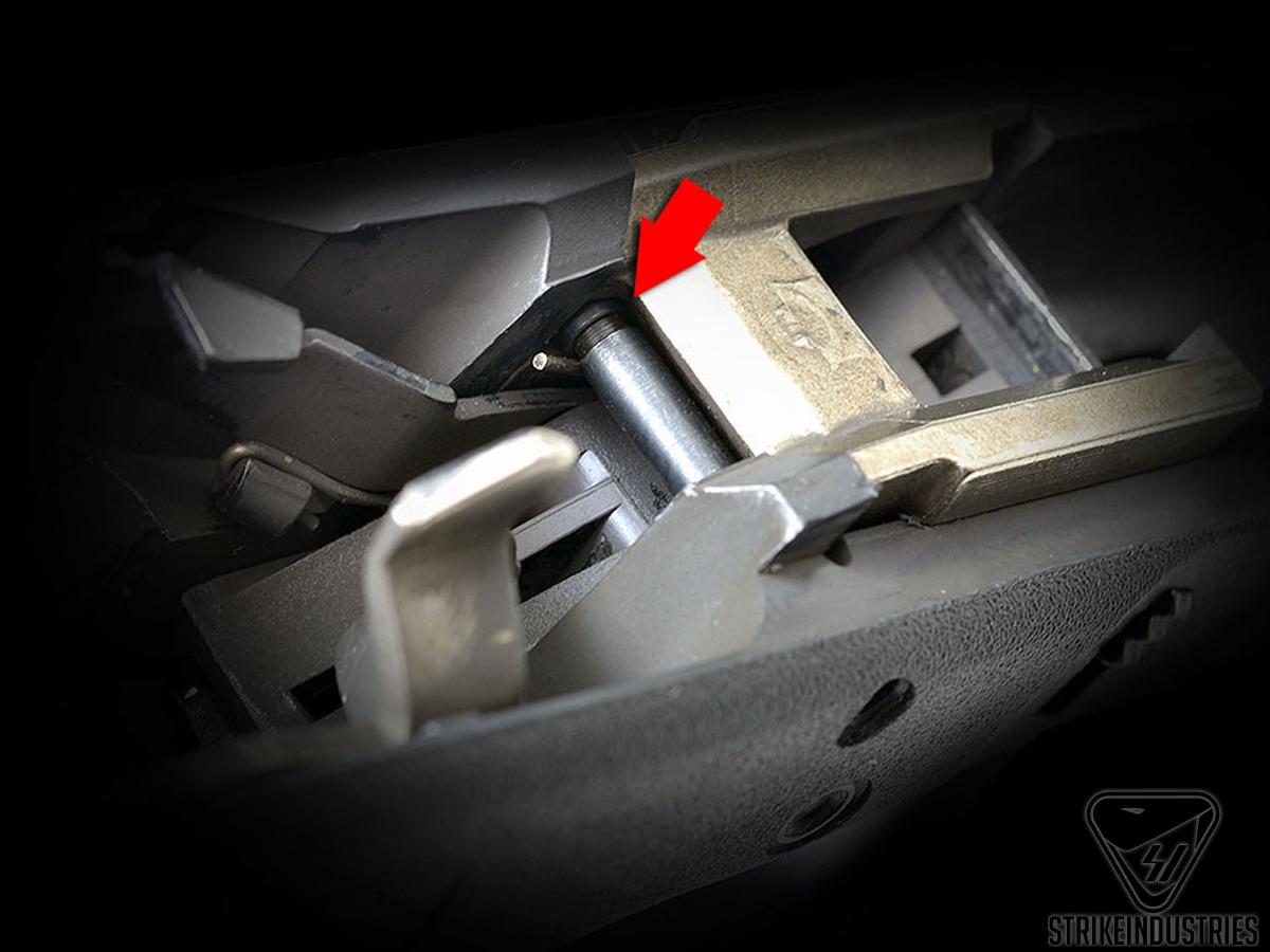 Strike Industries Enhanced Pin Kit with Antiwalk Locking Block Pin for