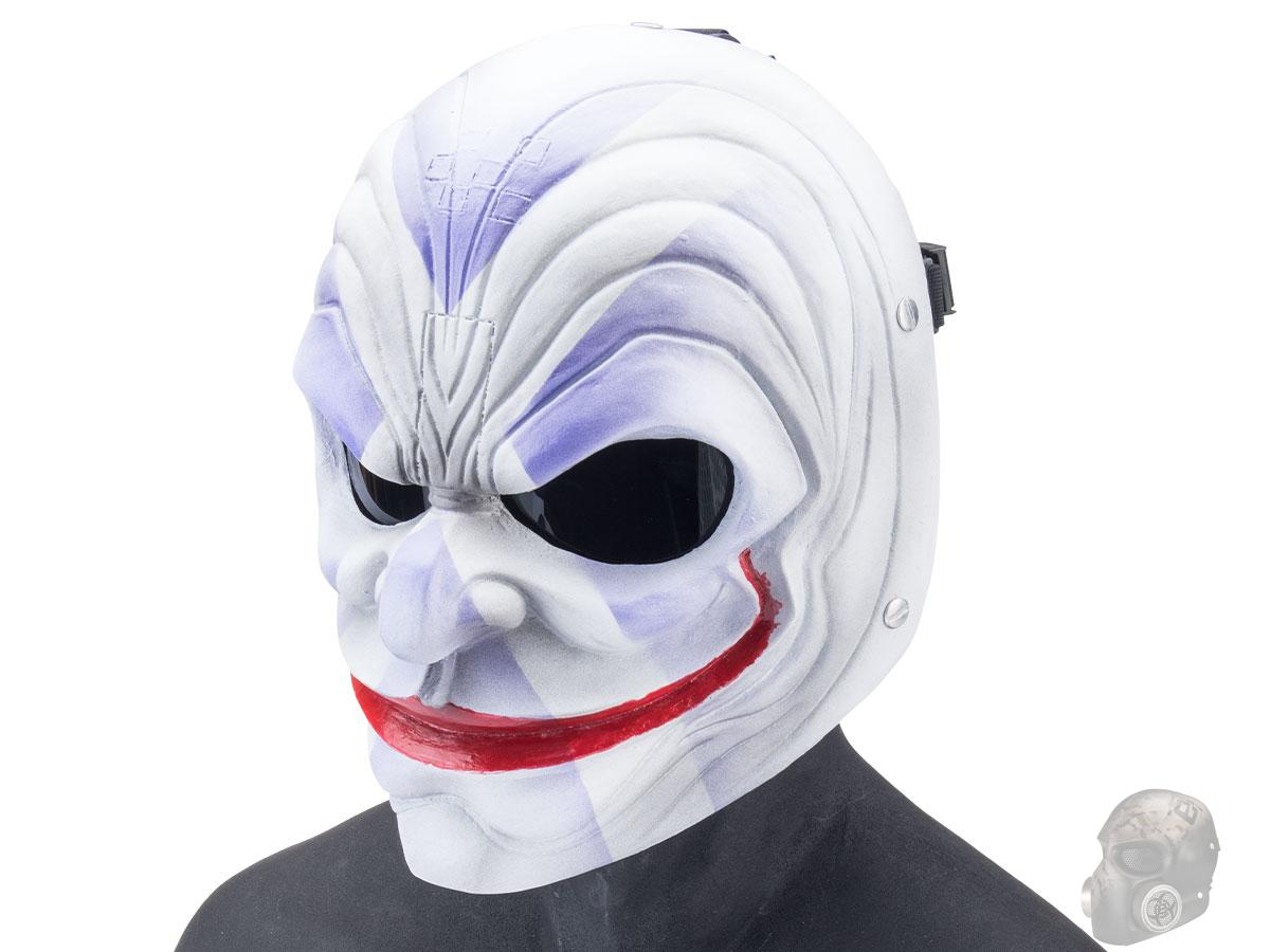 Evike.com R-Custom Fiberglass Clown Full Face Mask (Color: Bozo / Polycarbonate Lens)