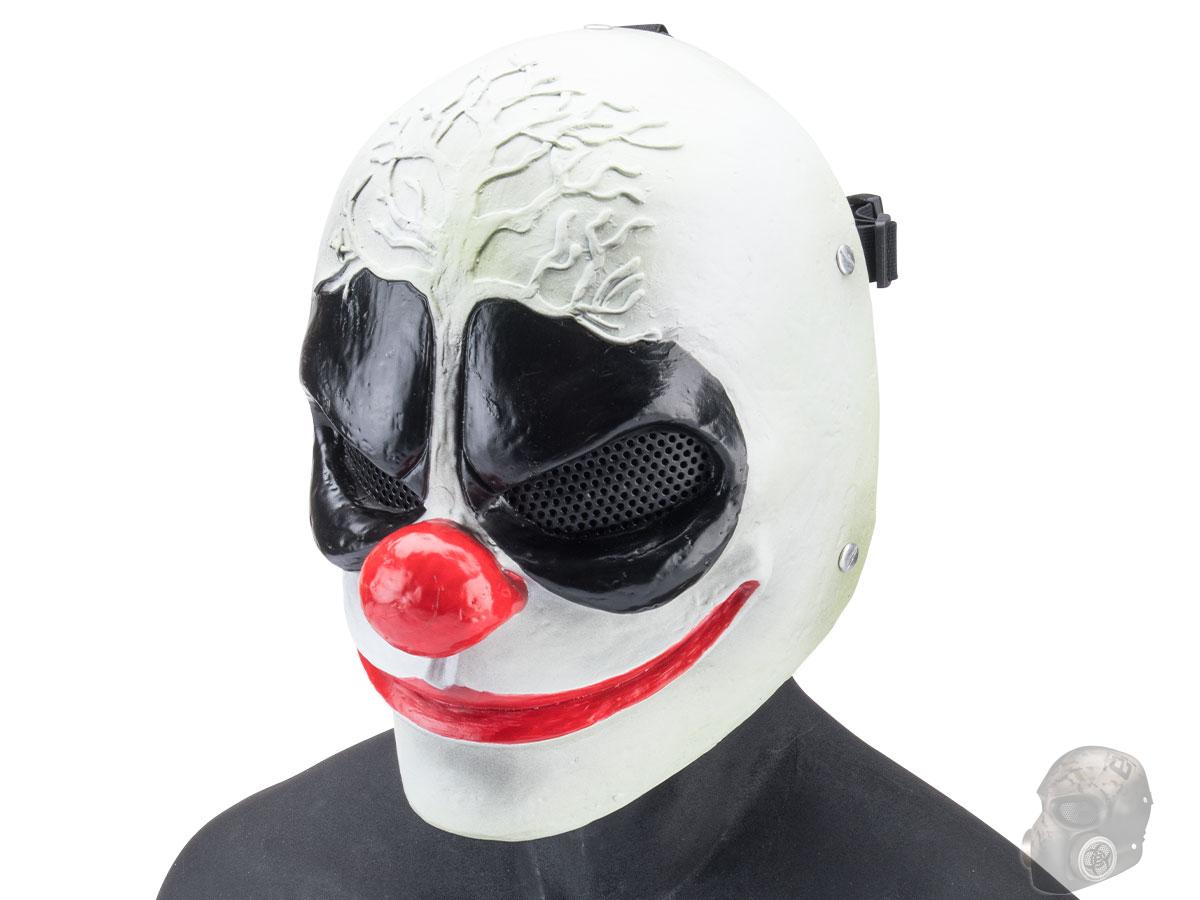Evike.com R-Custom Fiberglass "Clown" Full Mask (Color: Crusty Mesh Lens), Gear/Apparel, Masks, Full Face