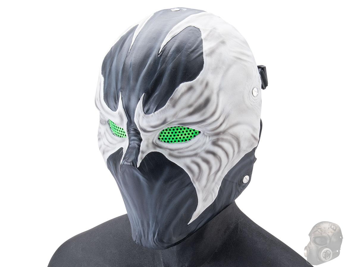 R-Custom Fiberglass Hellspawn Full Face Mask (Color: Original /  Mesh Lens / Medium), Tactical Gear/Apparel, Masks, Full Face Masks