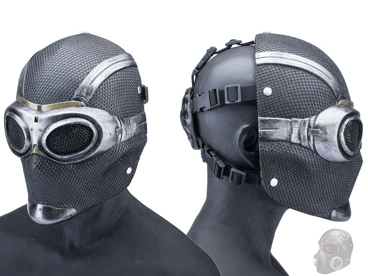 Evike.com R-Custom Fiberglass Wire Mesh Thane - Breathing Mask Inspired by Mass Effect (Color: Black)