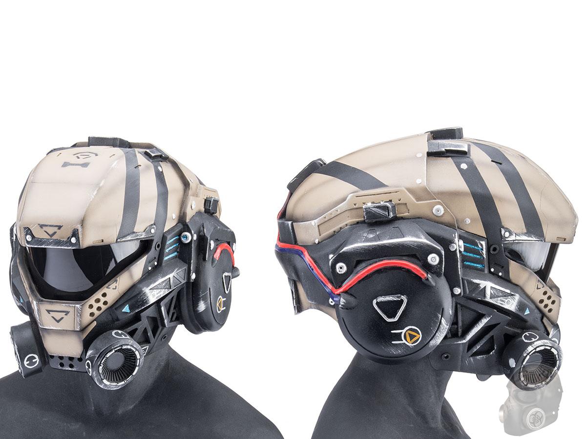 Tidoom Custom Fiberglass Titan Pilot Helmet (Model: Pulse)