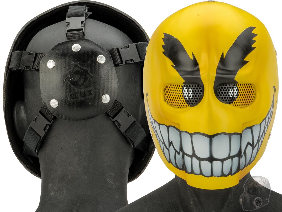 Evike.com R-Custom Fiberglass Wire Mesh Army Mask - Yellow Smile