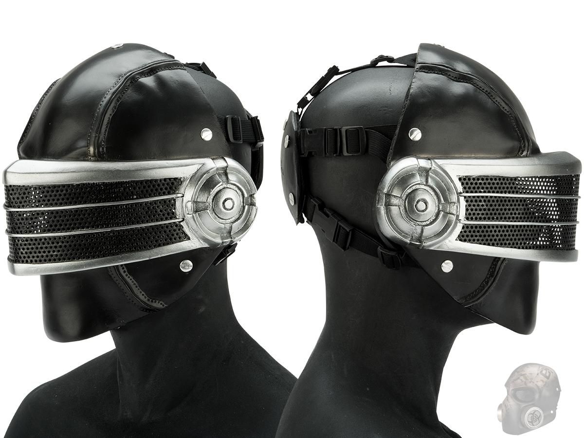 R-Custom Fiberglass Snake Eyes Full Face Mask (Color: Black &  Silver / Mesh Lens), Tactical Gear/Apparel, Masks, Full Face Masks